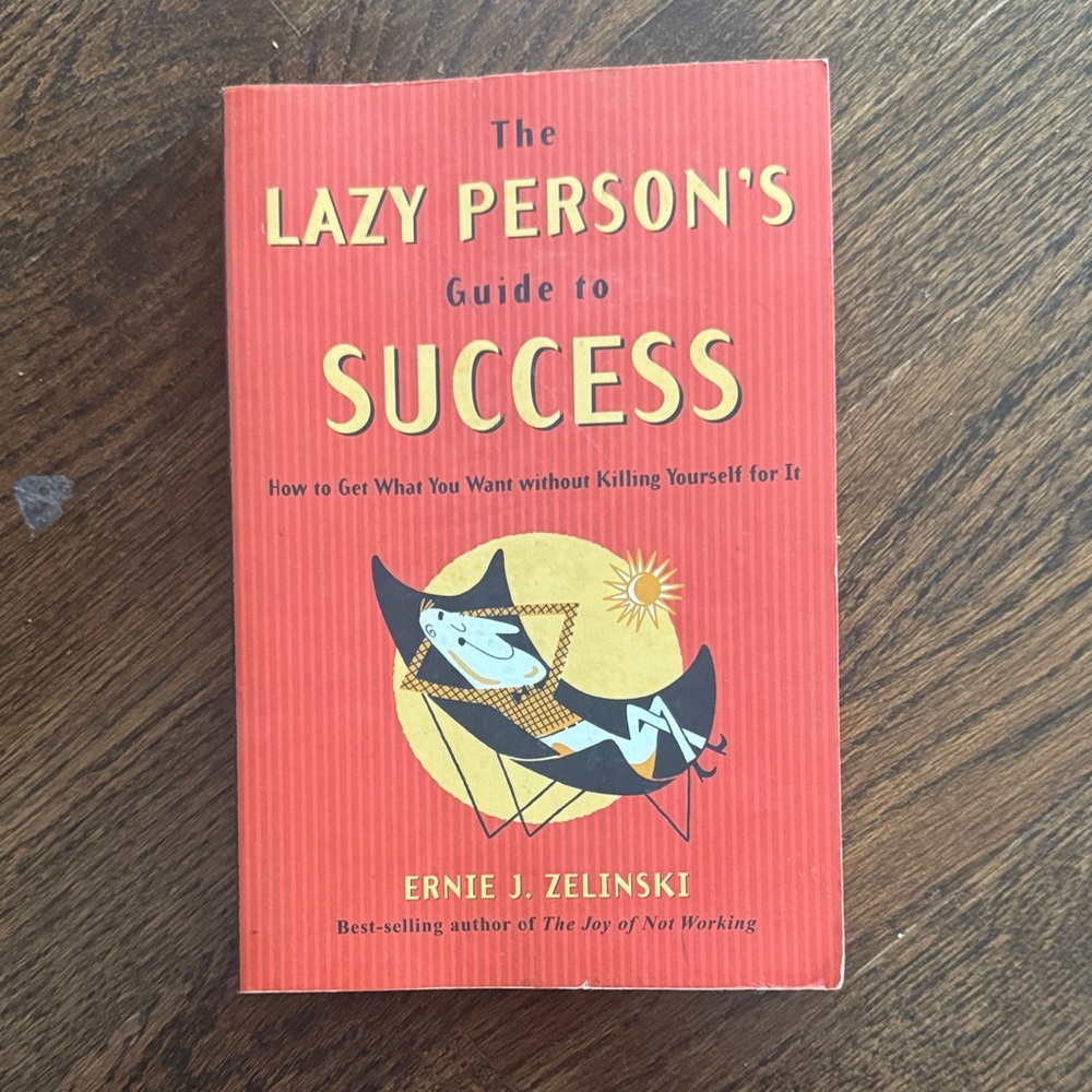The Lazy Person's Guide to Success - Red Paperback